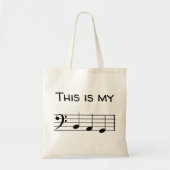 Dit is mijn B-A-G baskromme Tote Bag (Voorkant)