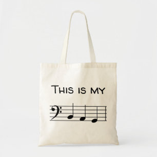 Dit is mijn B-A-G baskromme Tote Bag