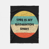Dit is mijn Badminton Fleece Deken (Voorkant)