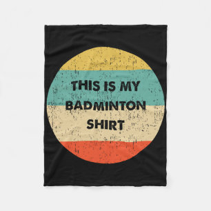 Dit is mijn Badminton Fleece Deken