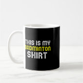 Dit is mijn badmintonspeler Funny Cool Koffiemok (Links)
