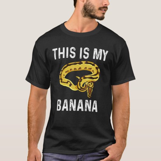 Dit is mijn banaanslangenbal python t-shirt (Voorkant)