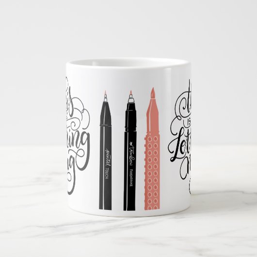 Dit is mijn belettering mok - Penselen (Voorkant)