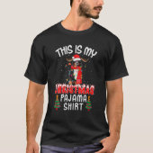 Dit is mijn Bernese Mountain Dog kerstpyjama T-shirt (Voorkant)