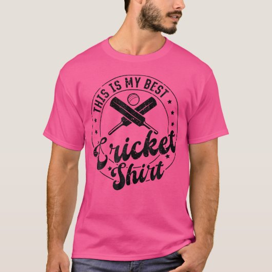 Dit is mijn beste cricketspeler t-shirt (Voorkant)