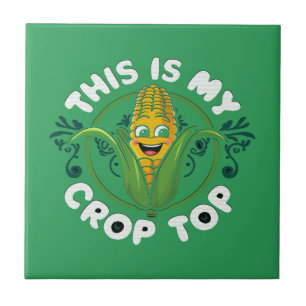 Dit is mijn beste grappige boerenboer die de cornf tegeltje