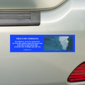 DIT IS MIJN BEVEL BUMPERSTICKER (Op auto)