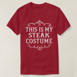 Dit is mijn biefstuk grappig lui Halloween kostuum T-shirt