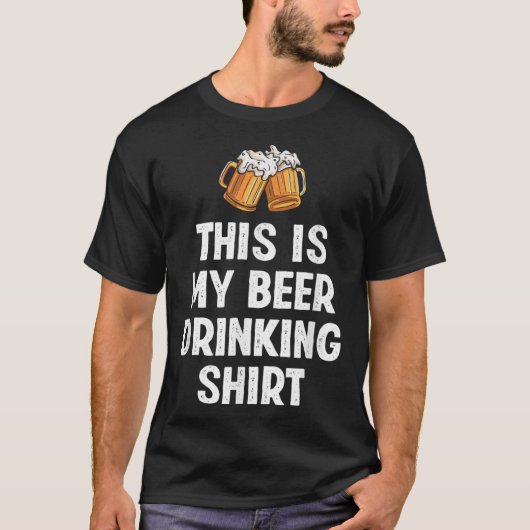 Dit is mijn bier Drink Funny Beer Lover T-shirt (Voorkant)