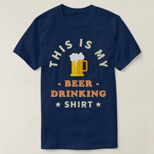 Dit is mijn bier Drink T-shirt (Design voorkant)