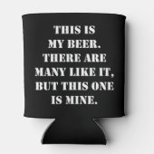 Dit is mijn bierslogan blikjeskoeler (Achterkant)