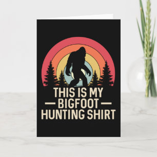Dit Is Mijn Bigfoot Jacht Shirt   Bigfoot Retro Kaart