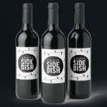 Dit is mijn bijgerecht Christmas Wine Label Wijn Etiket<br><div class="desc">Een gepersonaliseerd wijnetiket.</div>