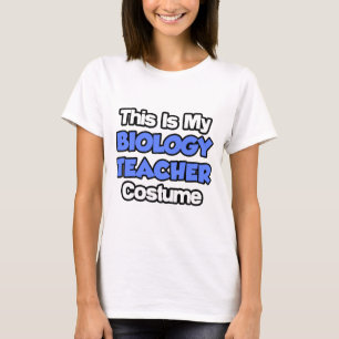 Dit is mijn biologie leraar kostuum t-shirt