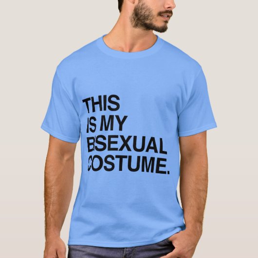 DIT IS MIJN BISEKSUELE KOSTUUM T-SHIRT (Voorkant)