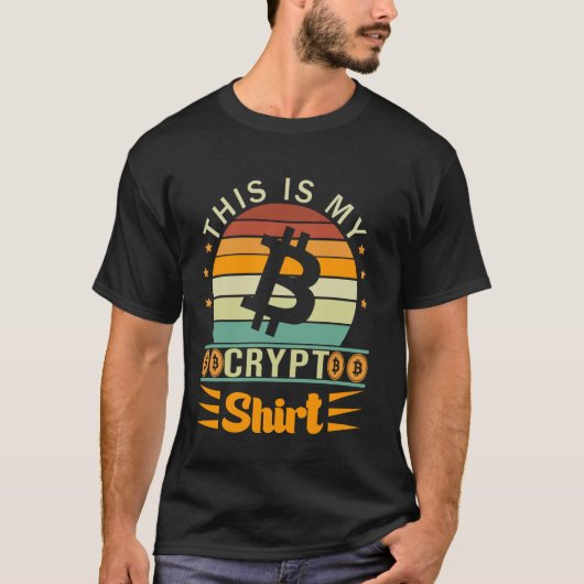 Dit Is Mijn Bitcoin Crypto T-shirt (Voorkant)