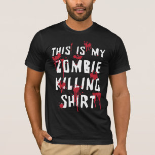 Dit is mijn bloedplaatje Zombie die T-shirt doodt