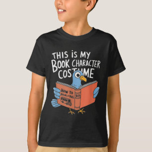 Dit is mijn boek personage kostuum grappig duif Ki T-shirt