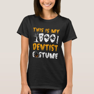 Dit Is Mijn Boo Tandarts Kostuum Boo Geest Hallowe T-shirt