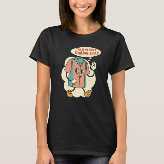 Dit is mijn bowlingretro Bowler outfit T-shirt (Voorkant)
