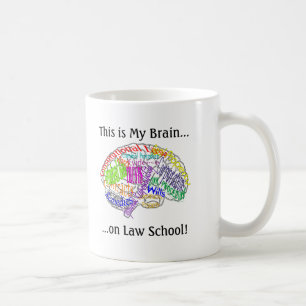 Dit is mijn brein...Law School Koffiemok