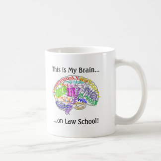 Dit is mijn brein...Law School Koffiemok