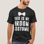 Dit is mijn bruidegom kostuum grappig trouwen Mann T-shirt (Voorkant)