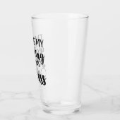 Dit is mijn bruiloft planning bruid om grappig te  glas (Links)