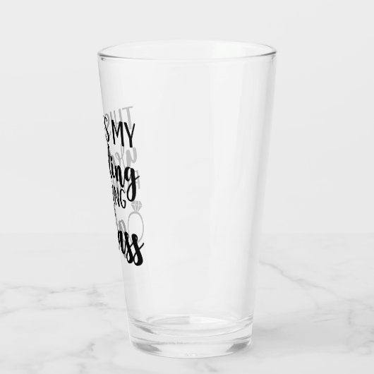 Dit is mijn bruiloft planning bruid om grappig te  glas (Links)