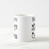 Dit is mijn bruiloft planning bruid om grappig te  koffiemok (Center)