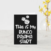 Dit Is Mijn Bunco Pyjamashirt Voor Vrouwen Mannen  Kaart (Gele Bloem)
