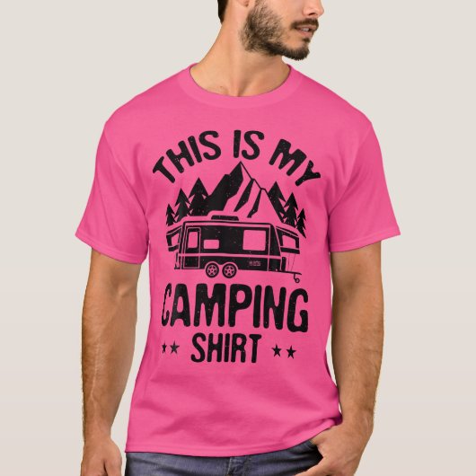 Dit is mijn Camping Shirt Camper van Mobile Home C (Voorkant)