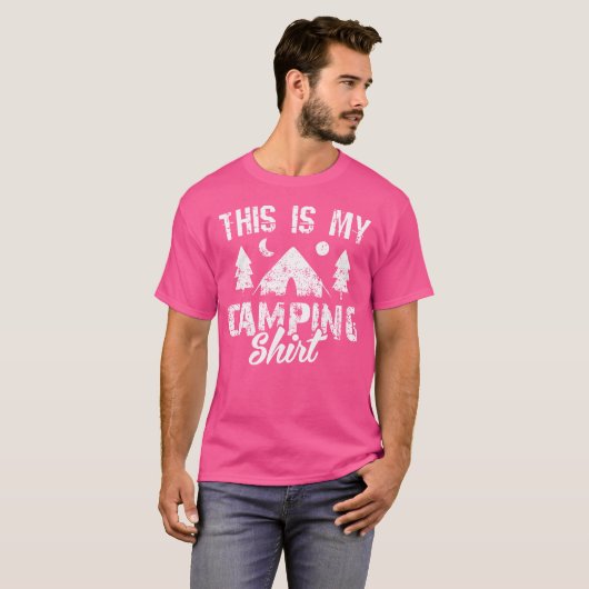 Dit is mijn camping Shirt - Grappig  kamperen (Voorkant volledig)