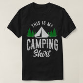 Dit is mijn Camping Tent T-shirt (Design voorkant)