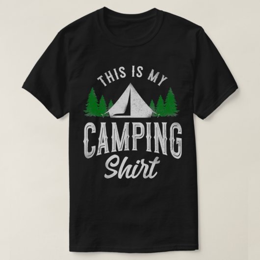 Dit is mijn Camping Tent T-shirt (Design voorkant)