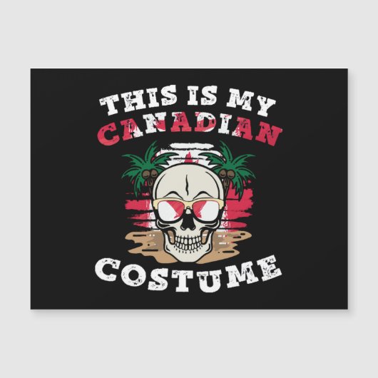 Dit is mijn Canadese Halloween-kostuum Grappig  (Voorkant)