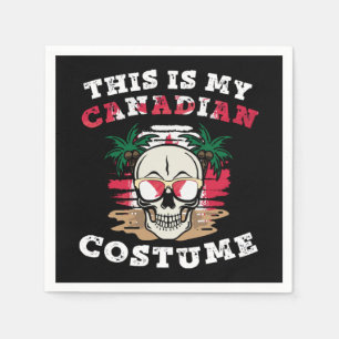 Dit is mijn Canadese Halloween kostuum Grappig Servet