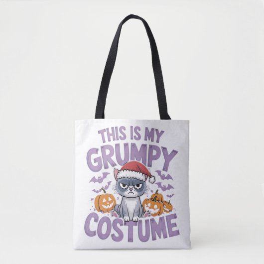 Dit is mijn chagrijnige kostuum - Grappig ontwerp  Tote Bag (Voorkant)