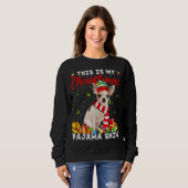 Dit is mijn Chihuahua Dog kerstpajama's lig Trui (Voorkant volledig)