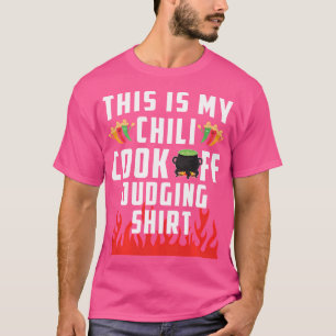 Dit is mijn chili kok van het beoordelen van pitti t-shirt