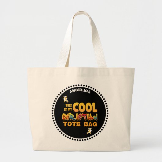 DIT IS MIJN CHRISTELIJKE KOOL Halloween Grote Tote Bag (Voorkant)
