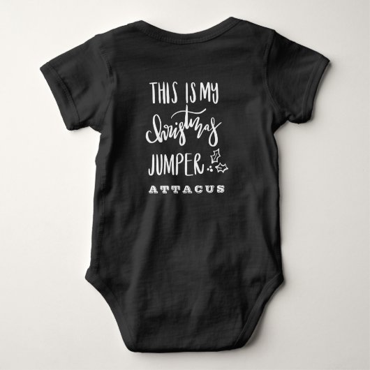 DIT IS MIJN CHRISTMAS JUMPER ROMPER (Achterkant)