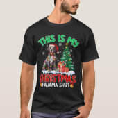 Dit is mijn Christmas Pajama Great Dane Hondenlief T-shirt (Voorkant)