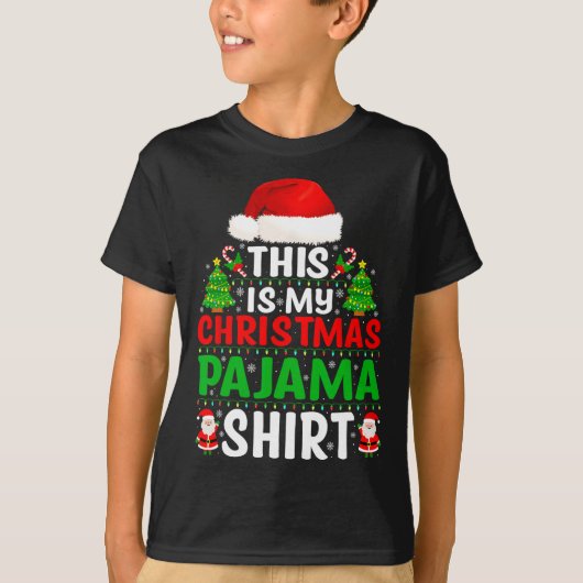 Dit is mijn Christmas pyjama Shirt Funny Xmas PJS  (Voorkant)