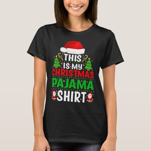 Dit is mijn Christmas pyjama Shirt Funny Xmas PJS (Voorkant)