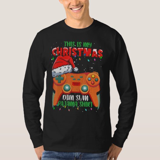 Dit is mijn Christmas Video Game Controller Dim Su T-shirt (Voorkant)