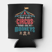 Dit is mijn Circus Dit zijn mijn apen Blikjeskoeler (Voorkant)