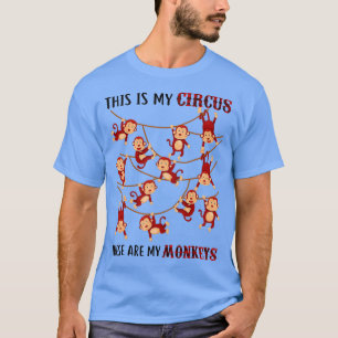 Dit is mijn Circus. Dit zijn mijn apen grootouder T-shirt