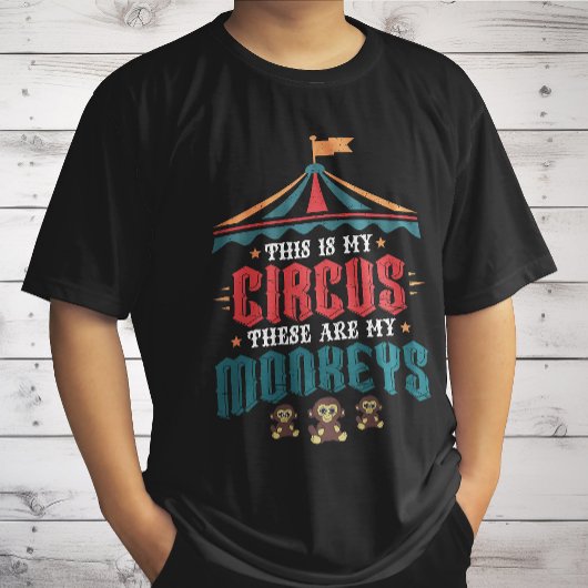 Dit is mijn Circus Dit zijn mijn apen T-shirt