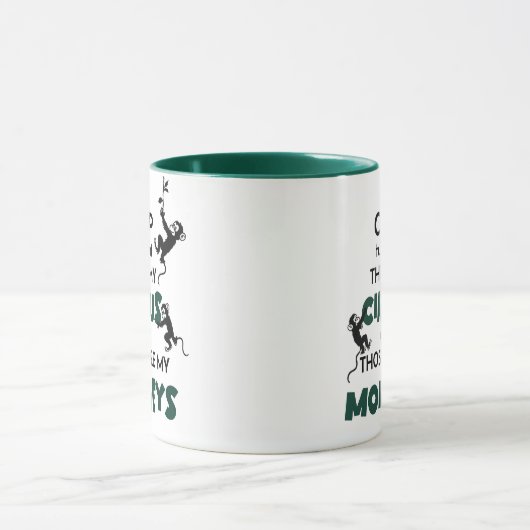 Dit is mijn circus en dat zijn mijn apen mok (Midden)